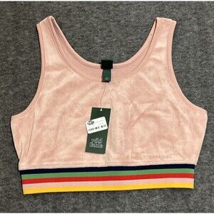 Wild Fable Women's Blouse Tank Top Crop Pink Small